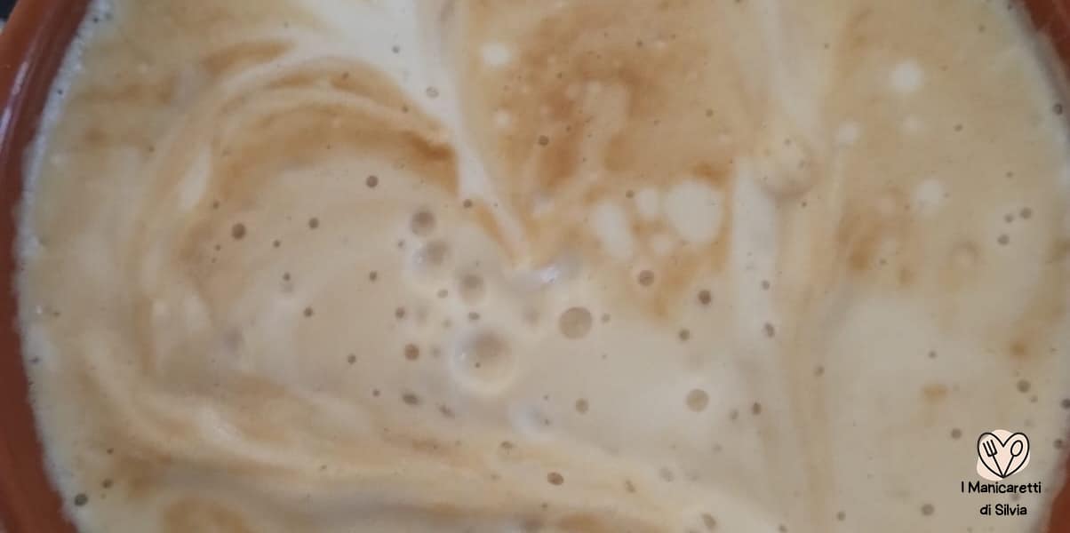 cappuccino con schiuma