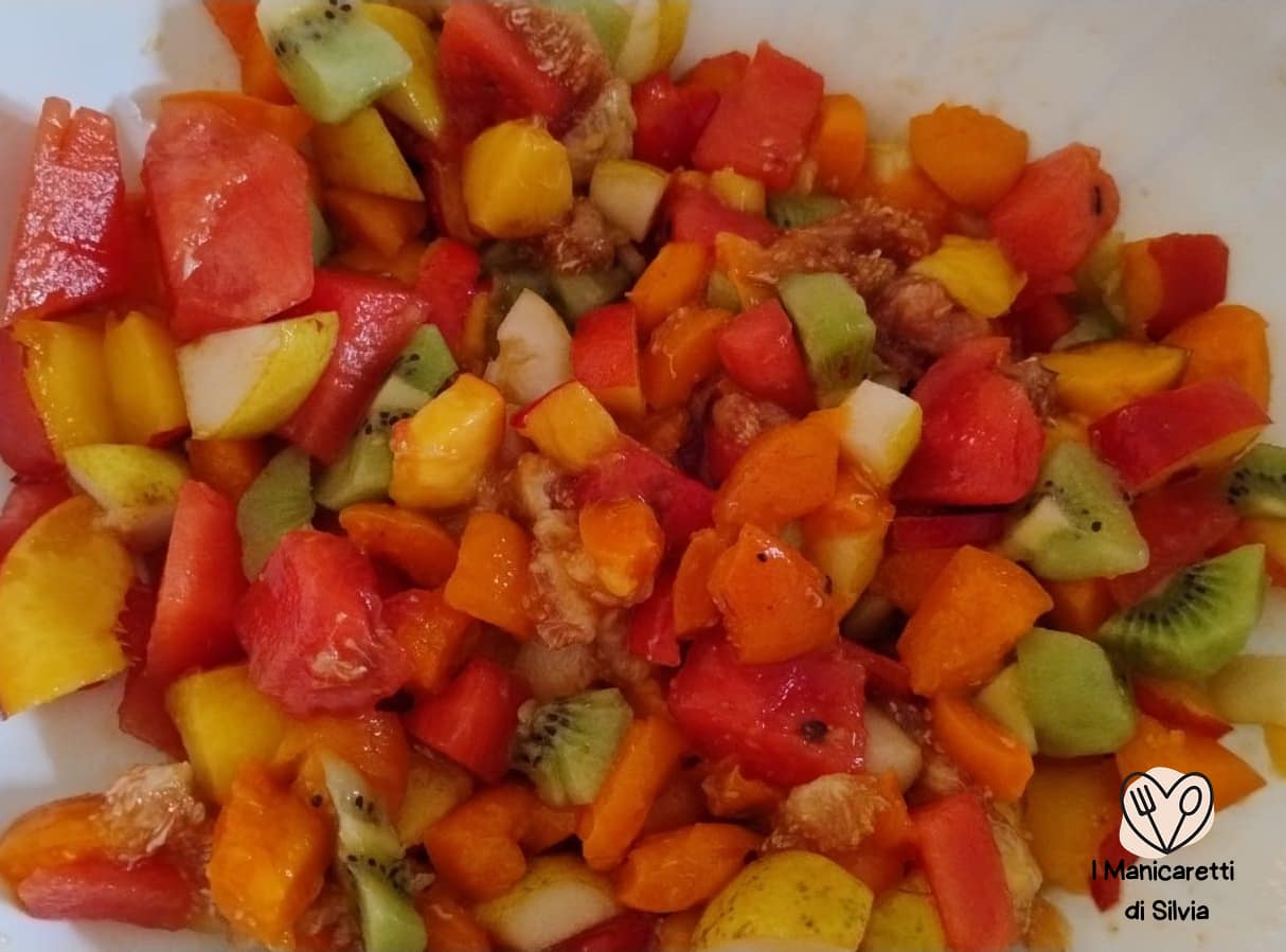 come condire la macedonia di frutta