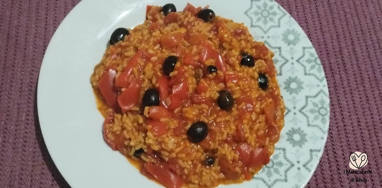 riso con peperoni per dieta