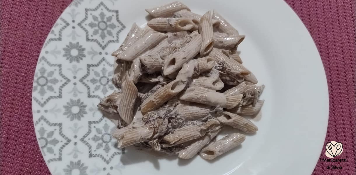 pasta con radicchio cremosa