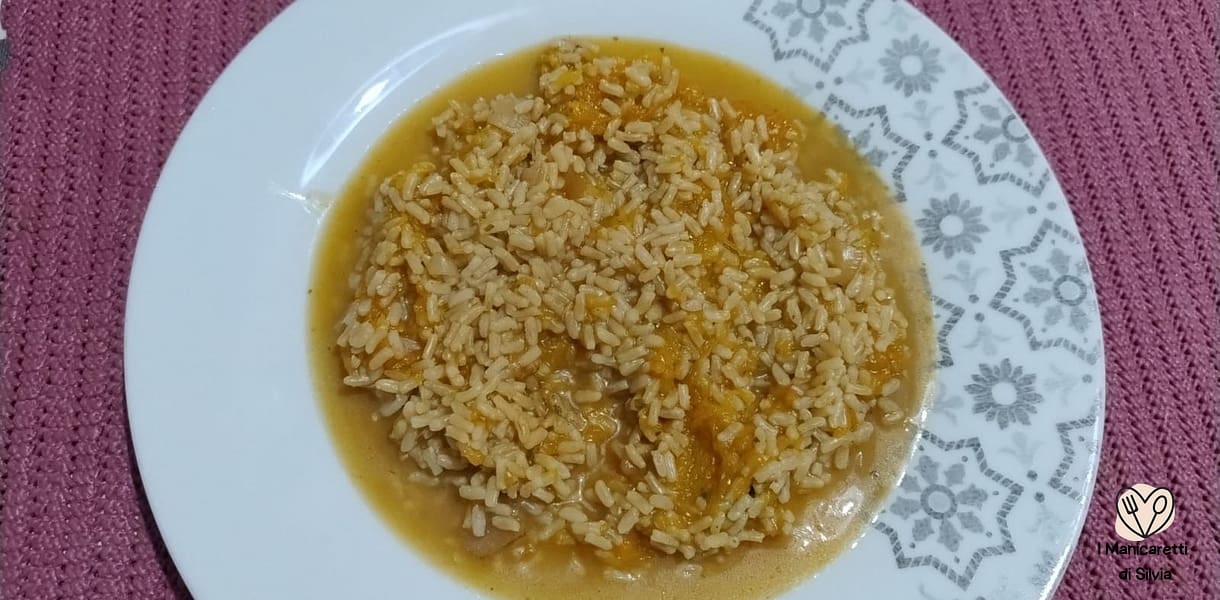riso zucca senza burro