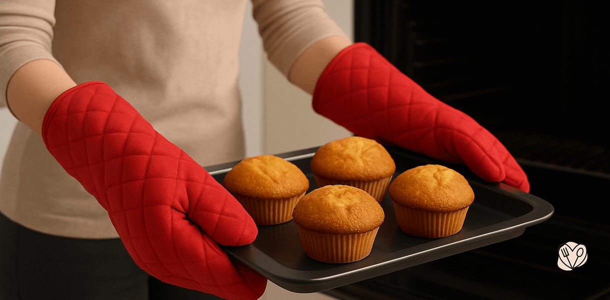 guanti da forno per alte temperature