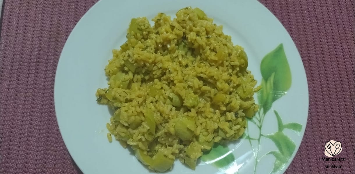 risotto con la zucchina