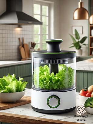 centrifuga elettrica per insalata