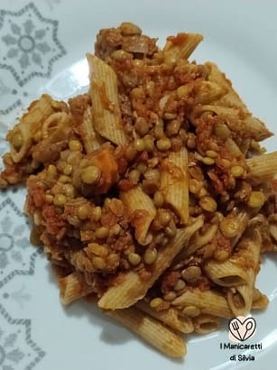 pasta con le lenticchie