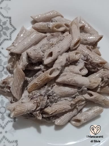 pasta con radicchio cremosa