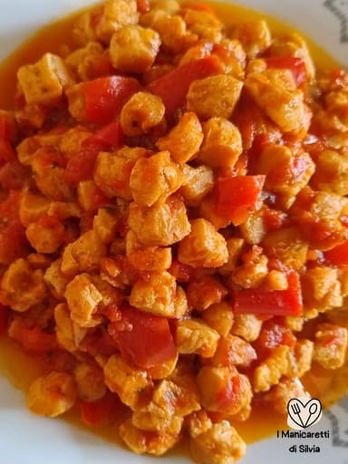 spezzatino con i peperoni