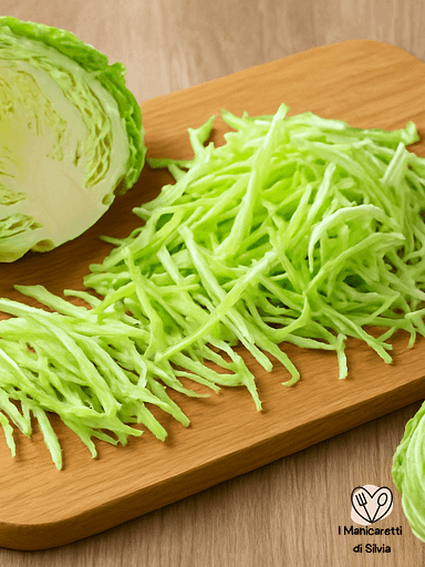 come tagliare la verza a julienne