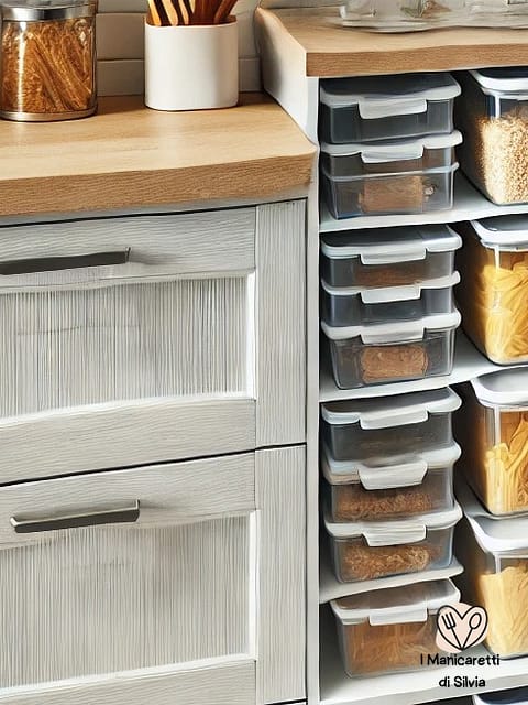 contenitori salvaspazio cucina