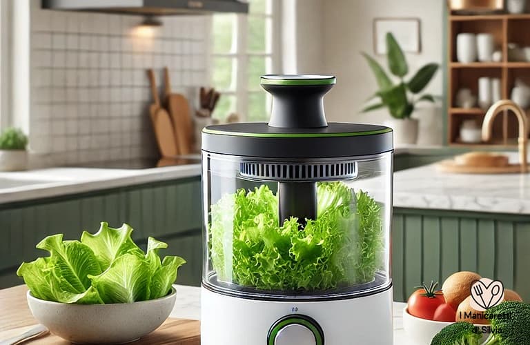 centrifuga elettrica per insalata