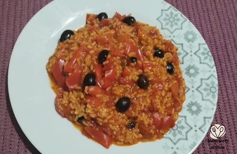 riso con peperoni per dieta