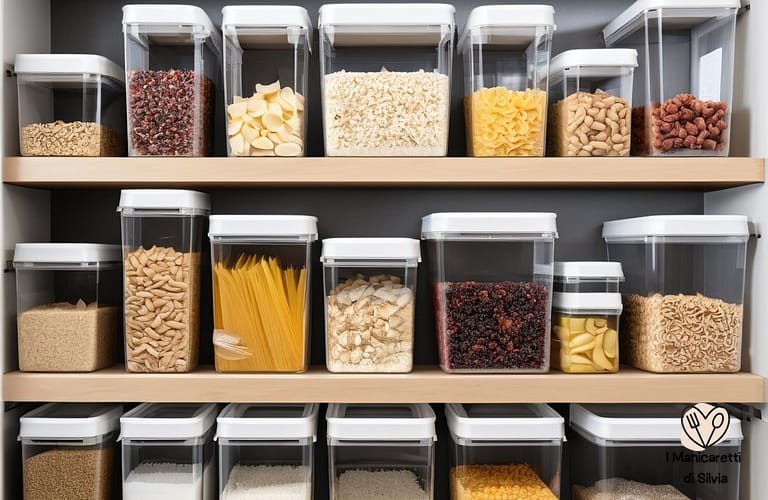 contenitori per alimenti dispensa