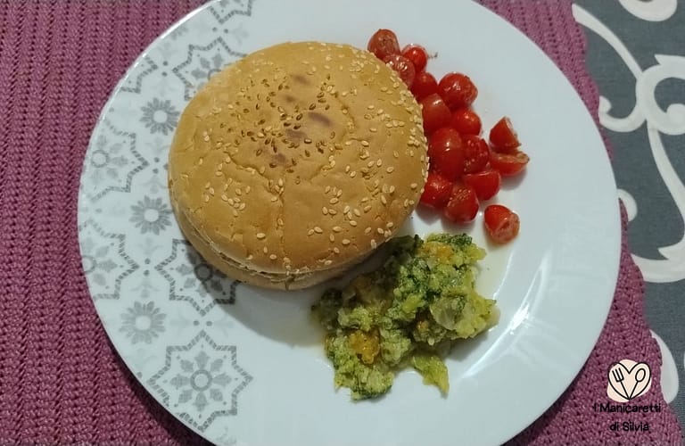 panino con burger vegetale