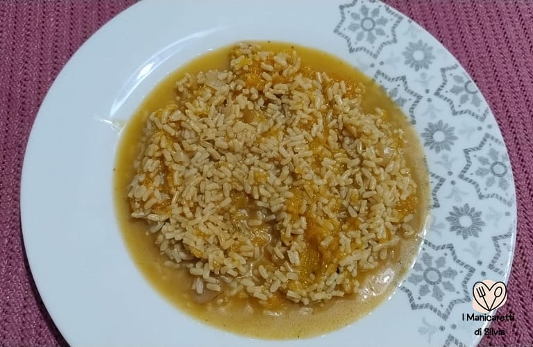 riso zucca senza burro