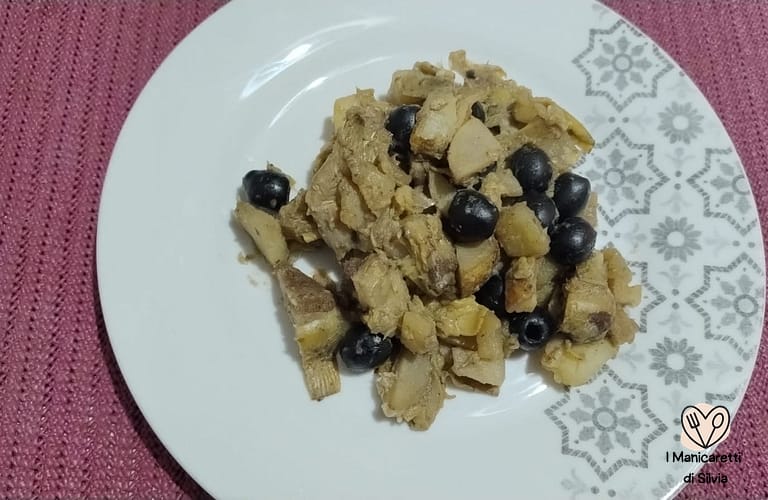 carciofi e patate in umido