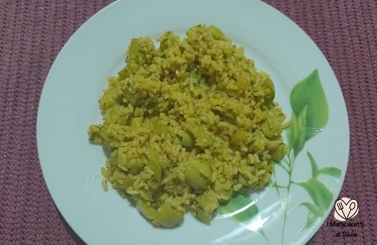 risotto con la zucchina