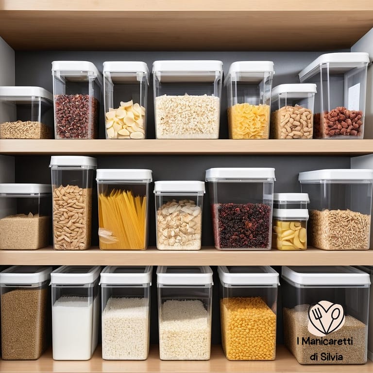 contenitori per alimenti dispensa