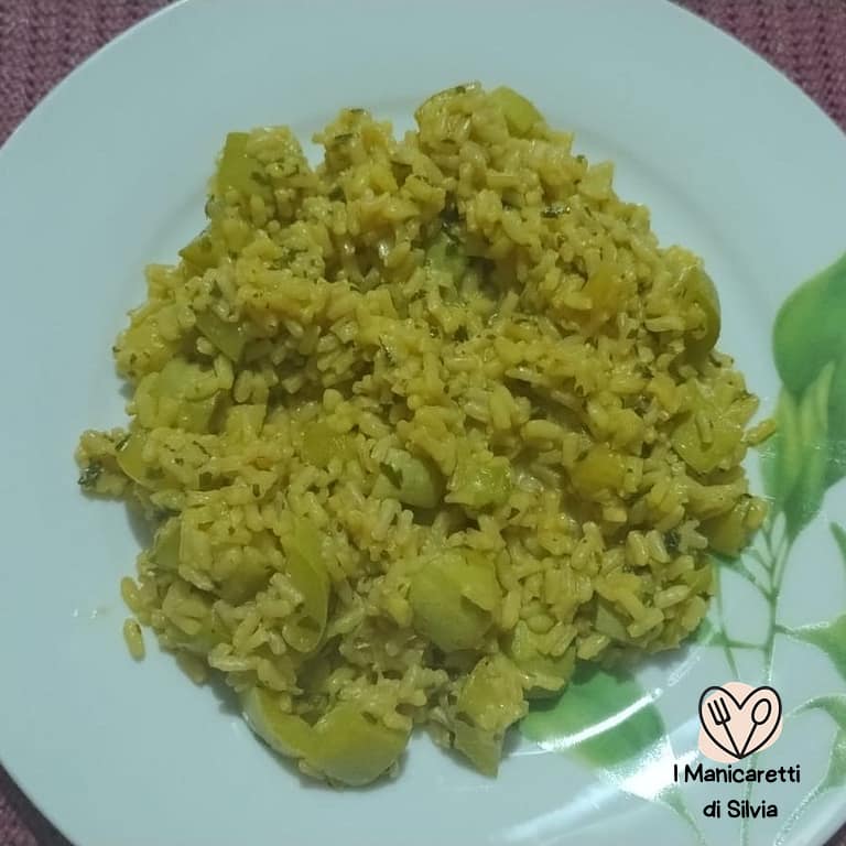 risotto con la zucchina