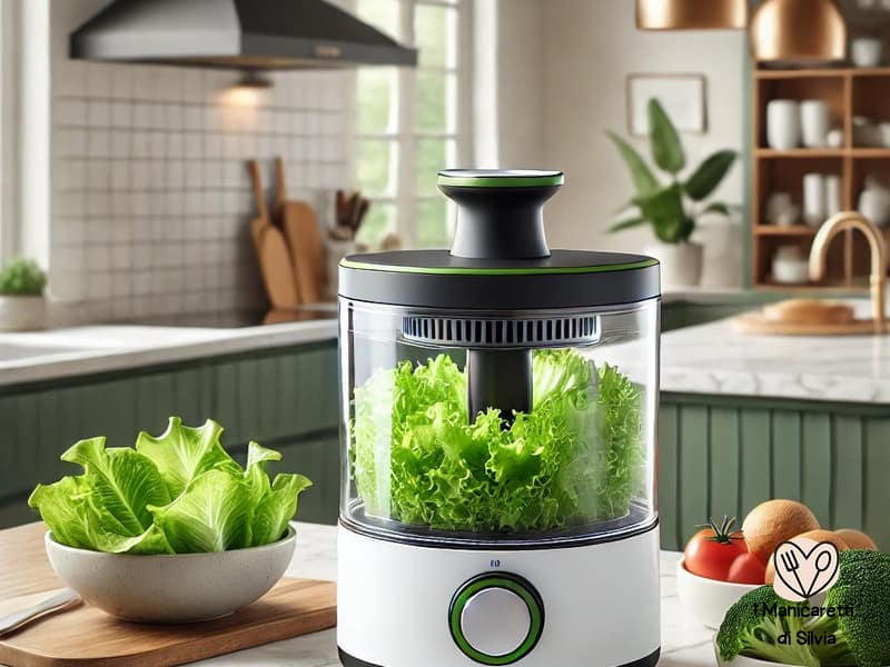 centrifuga elettrica per insalata